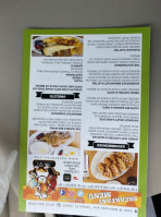 Mr B's menu