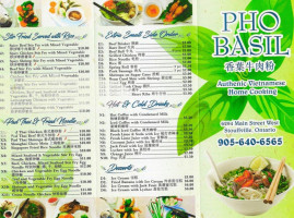 Pho Basil food