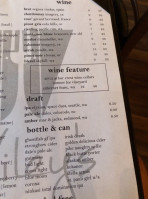 Wiley's Downtown Bistro menu