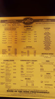 Wings Over Lowell menu