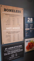 Wings Over Columbus menu