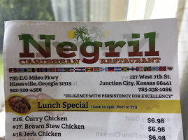 Negril Caribbean food