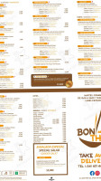 Bon Thai menu