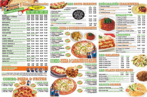 Med Pizza menu