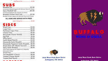 Buffalo Wing Grill food