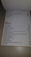 Braseria Carballo menu