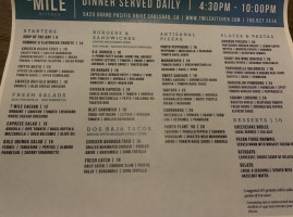7 Mile Kitchen menu