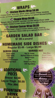 Chicken Works Salad Company menu