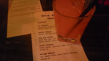 Brick and Bones menu