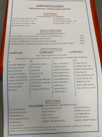 Yanagi Sushi menu