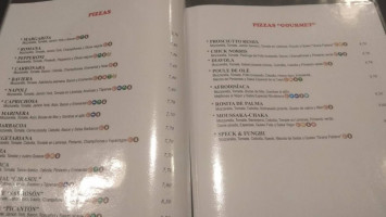 Pizzeria Girasol menu