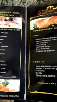 Cafe El Castilllo menu