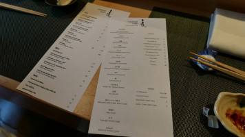 Omakase Yume menu