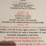 La Venta Cardápio