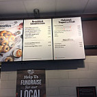 Panera Bread menu