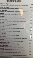 Sushi Ocean menu