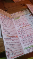 El Camino Real menu