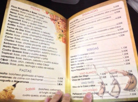 La Yema De Oro menu