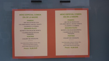 El Nou Cau menu