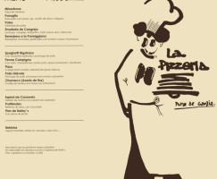 La Pizzeria menu