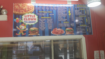 Little Clown Pizza menu