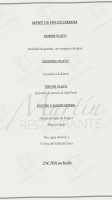 Martín menu