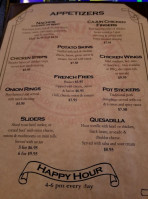 Shenanigan's Old English Pub menu