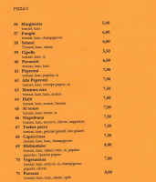 Pizzeria Pyramide Hengevelde menu