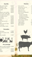 Parrilla Casa Caldillo menu