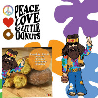 Peace, Love And Little Donuts Of Robinson food