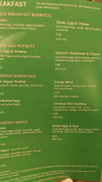 Freshii menu