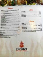 Frank's Falafel House menu