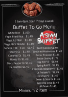 Asian Buffet food