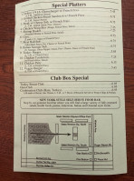 Deli On The Square menu