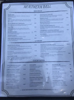 Northern Bell menu