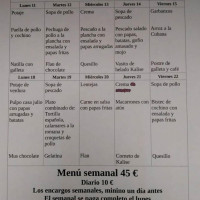 El Mocan Casa Julio menu