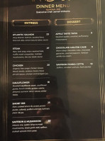 The Row Harlem menu