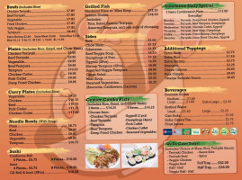 Okazya Kitchen menu