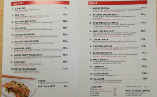 Saltnes Grill Og Pizza menu