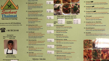 Suchart Jintara Thai Mat Og Take Away menu