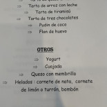 Palmanova Cardápio