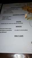 El Valenciano menu