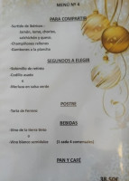 El Valenciano menu