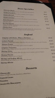 Davinci Italian menu