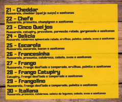 Disk Pizza Do Carmello menu