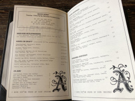 The Alembic menu