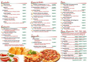 Pizzeria Enrico menu