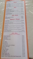Goomeri Cafe & Resaurant menu