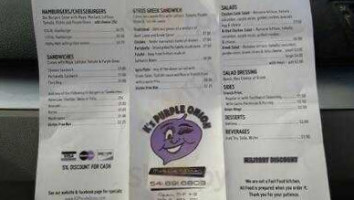 K'z Purple Onion menu