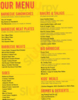 Dickey's Barbeque Pit menu